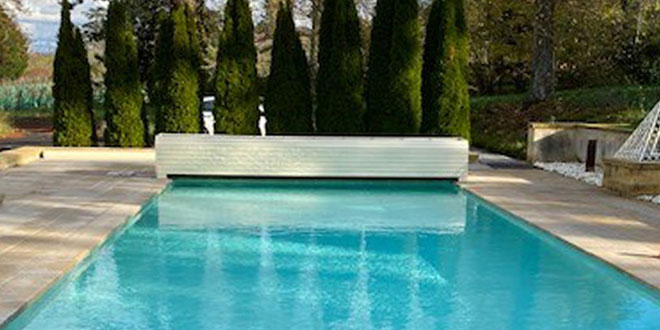 Volet hors sol pour piscine - Gamme Hawaï - Motorisé