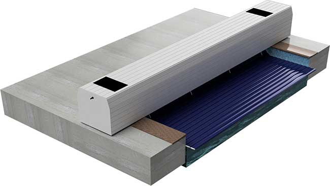 Coupe vue 3D volet hors-sol "Caraïbe"