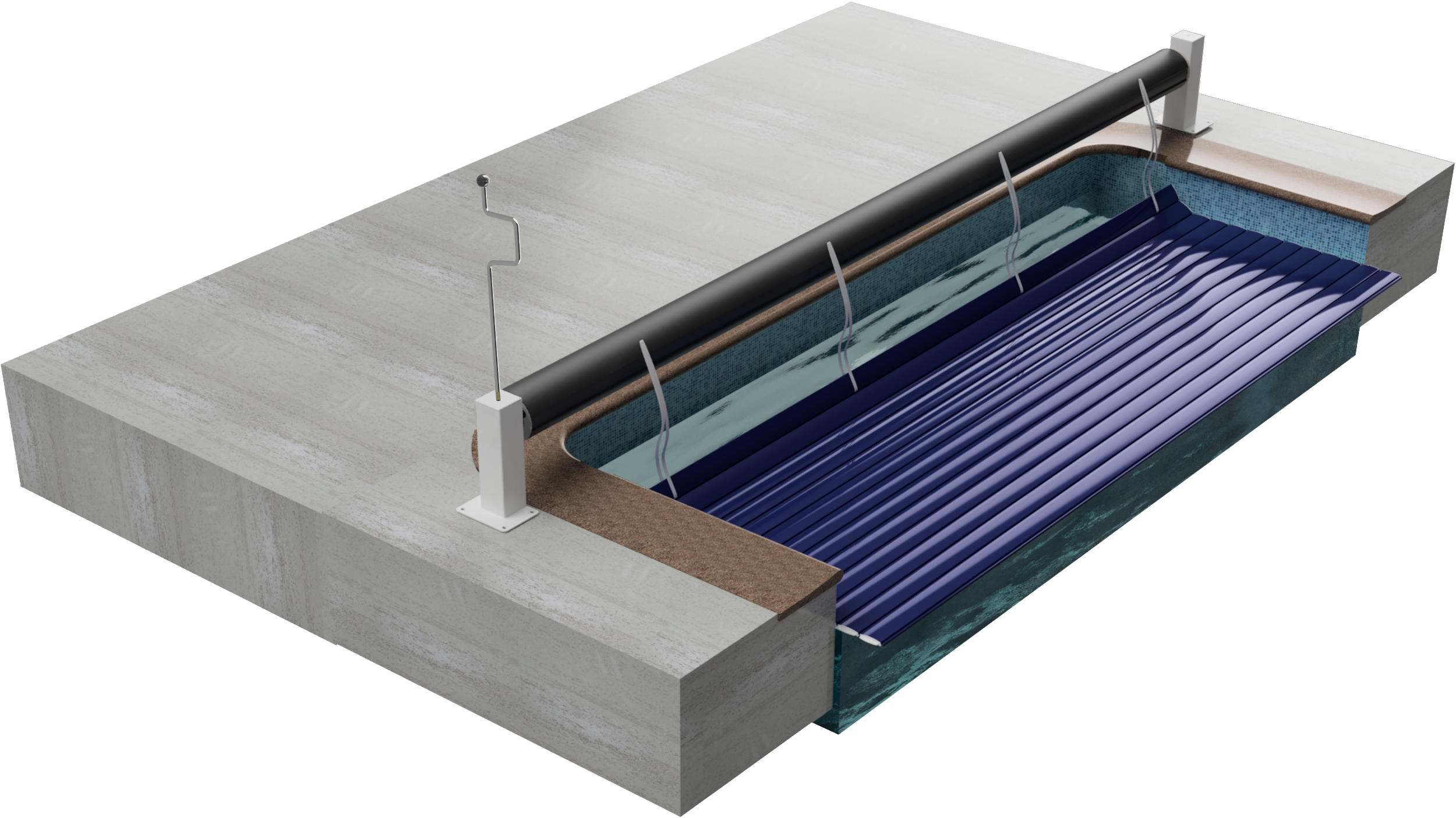 Vue 3D volet hors-sol Atlantic